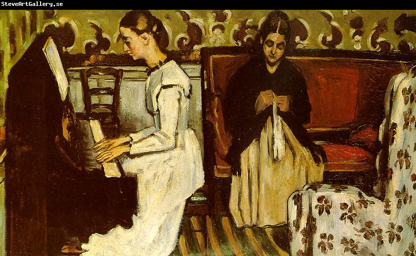 Paul Cezanne Girl at the Piano